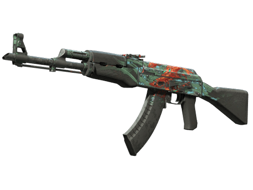 StatTrak™ AK-47 | Aquamarine Revenge (Battle-Scarred)